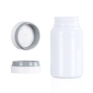 Bouteilles en plastique d'emballage de médicaments pour capsules de 4 oz 120ml, bouteilles rondes vides transparentes pour animaux de compagnie - Product Image 4