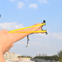 Slingshot de haute précision en ABS avec bande de caoutchouc plate pour le tir en plein air, pour les personnes de 14 ans et plus