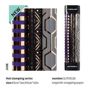 Wholesale Custom Gift Birthday Valentine's Day Party <b>Wrap</b> <b>Paper</b> <b>Roll</b> 43*300cm for Packaging Wrapping <b>Paper</b> - Product Image 2