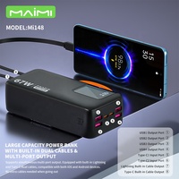 Batterie externe 30000 mAh en gros à charge rapide PD avec 6 ports de sortie et affichage numérique – Chargeur portable multi-appareils pour téléphone portable