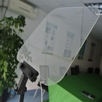 Miroir réflecteur de faisceau de haute qualité 3mm 4mm 5mm, verre de miroir pour prompteur