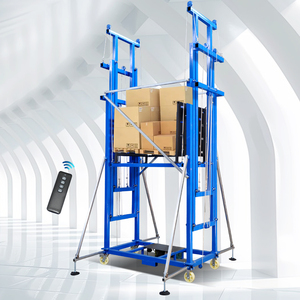現代式電動ケーブルホイスト鋼製折りたたみ式リフティング足場（耐荷重0.5トン） - Product Image 5