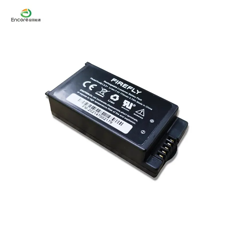 FIREFLY EN582751 5.7wh 770mAh Rechargeable Li-polymer 2s Li-ion Lipo 7.4V  Battery Pack
