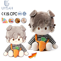 Uyeah OEM/ODM CPC Poupées Personnalisées Mignonnes de Dessin Animé, Cadeau pour Garçon et Fille, Figurine Humaine en Coton Doux, Jouet en Peluche Personnalisé pour Garçon