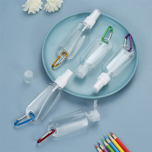 ฝาพับพลาสติกฆ่าเชื้อ30มล. 50มล. 60มล. ขวดซอสมะเขือเทศแบบบีบขนาดเล็กพร้อมตะขอพวงกุญแจ - Product Image 1