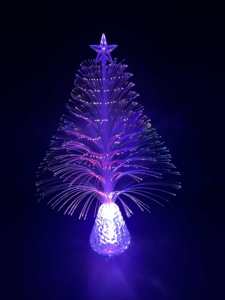 Đèn bàn cây thông Noel sợi quang LED đổi màu đa sắc di động trang trí nhà cửa, quán bar, tạo không khí, đèn ngủ - Product Image 5