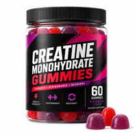 Private Label Creatine Gummies 5000mg per portie met BCAA 2:1:1 & Vitamine B12 Dagelijkse Trainingsprestatie ODM Bulk