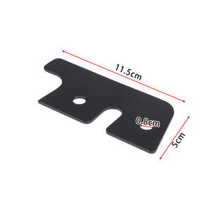 <b>Sun</b> Visor Repair Kit For Jeep Wrangler Gladiator 18-23 ABS Black 11.5cm X 5cm With Hole - Product Image 1