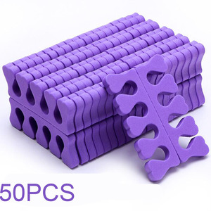 50pcs EVA Pink Heart <b>Toe</b> <b>Separators</b> Soft Breathable Nail <b>Separator</b> Splitter for Manicure Pedicure Salon Tools - Product Image 4