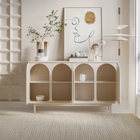 Buffet moderne de luxe de haute qualité Boîte à chaussures Table console de salon blanche avec tiroir Pied métallique en acier inoxydable fabriqué en bois