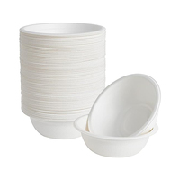 Bol biodégradable moderne de haute qualité en bagasse 100 % écologique, résistant à la chaleur et compatible micro-ondes, idéal pour le camping et les fêtes