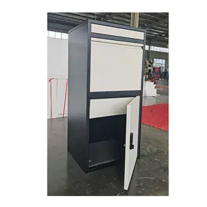 FAS-158 large space apartment garden used Wall Mounted smart lock letter drop box Metal Parcel Box Outdoor mail box
