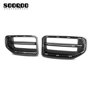 Rejilla de Parachoques Delantero de Repuesto de Fibra de Carbono Prepreg SOOQOO V3 para <span class=keywords><strong>BMW</strong></span> M2 G87 Compatible con el Emblema Original LCI - Product Image 4