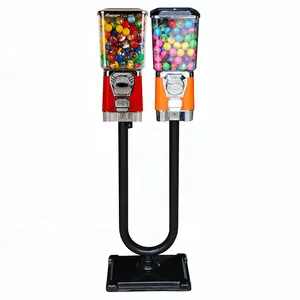 Heißes Produkt Gashapon Capesul Toys Candy Gumball Verkaufs automaten mit Sprüh farbe U-förmiger Ständer