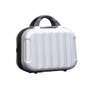new fashion 14 inch ladies cosmetic bag mini suitcase ABS scratch-resistant storage trolley case travel cosmetic bag