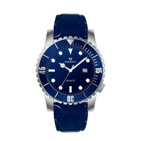 Montre de plongée vintage à quartz, en acier inoxydable, avec lunette rotative, mouvement analogique Miyota, épaisseur de boîtier de 10 mm, étanche 5 bars