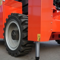 Plateforme élévatrice à ciseaux polyvalente 4x4 tout-terrain pour l'intérieur et l'extérieur