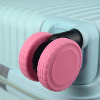 8 protections en silicone pour roulettes de bagages, résistantes à l'usure et anti-bruit, accessoires de voyage pour roues pivotantes de 2 à 2,2 pouces