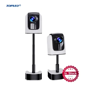 Topleo HY360 Projector Video 1080p Projection Sound Stand 3 In 1 Theater Video Home Smart Mini Projector 4k