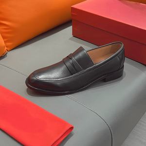 Mocasines de Alta Calidad, Modernos y a la Moda, Discretos y Lujosos, Tacón Bajo Antideslizante, Cómodos y Transpirables, Ferragamos - Product Image 4