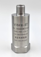 Transmetteur de vibrations VBS110V, installation filetée, transmetteur de vibrations magnétoélectrique