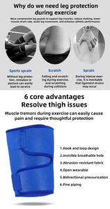 สนับเข่ากีฬาแบบระบายอากาศ ลดแรงกด ทนทาน ไม่รัดแน่น ป้องกันการเกิดขุย เหมาะสำหรับวิ่ง เล่นบาสเกตบอล และออกกำลังกาย - Product Image 6