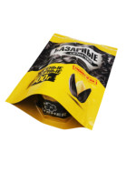 Sacs en aluminium Mylar à fermeture éclair en gros, petits sachets alimentaires en plastique à fond plat pour l'emballage de chips et de graines de tournesol