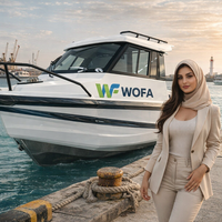 Perahu Pancing Aluminium Alloy 6,5m Buatan China dengan Sistem Radar Pencari Ikan Kapasitas 6 Orang