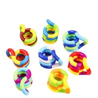 Corde torsadée polyvalente, anneau torsadé, jouet à enrouler, jouet amusant à torsader, jouet anti-stress, jouet anti-stress pour adultes, jouet infiniment déformable