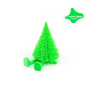 Figurines d'arbre de Noël articulées en plastique imprimées en 3D Feeron - Décoration de Noël articulée, jouet avec jambes flexibles pour ornement de bureau et de maison - Product Image 5