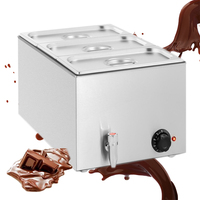 Machine Professionnelle Électrique Automatique pour Chocolat Chaud, Tempéreuse à Chocolat 5kg pour la Vente