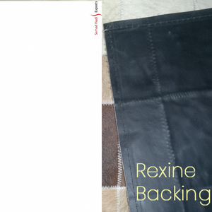 Alfombra de piel de vaca de algodón geométrica moderna hecha a mano de lujo, pelo tejido en cuero para oración y ejercicio en casa, alfombras y juegos - Product Image 1