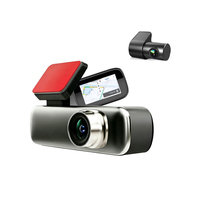 Caméra embarquée double objectif avec écran IPS 1,47' (avant 2K+, arrière 1K), enregistreur vidéo, assistant de conduite ADAS, vision nocturne, enregistrement en boucle