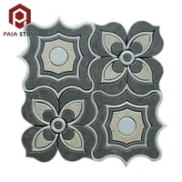 Mosaïque de moules de carrelage jet d'eau coquille de marbre mural