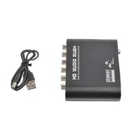 Decodificador de Audio de Fibra Óptica DTS Dolby Digital 5.1 Canales, Código de Fuente AC-3, Módulo Separador de PCM/Coaxial a Analógico