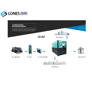 LS-A2 Totalmente Automático Máquina De Moldagem Por Sopro 500ml-1L PET PP Baby Bottle Maker 2000BPH Stretch Blow <span class=keywords><strong>Molding</strong></span> PLC Engine Core - Product Image 2