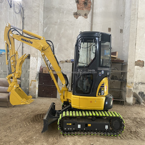 Miniexcavadora Komatsu PC35 usada con cabina de pista de goma de 3,5 toneladas, motor original de Japón, caja de cambios, bomba de engranajes, componentes de núcleo incluidos - Product Image 4