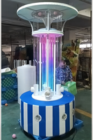Machine à souffler des balles océaniques commerciales avec lumière LED, équipement interactif pour aire de jeux intérieure, idéal pour centre commercial, parc d'attractions, jeu pour enfants