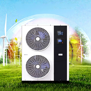 Chauffe-eau industriel à pompe à chaleur air-eau avec réfrigérant R290 électrique pour le chauffage et la climatisation, système d'eau chaude - Product Image 1