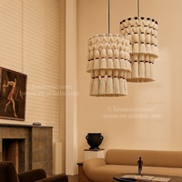 60*75cm Art mural fait à la main fil de coton naturel bohème macramé abat-jour suspendu gland bureau chambre salon EH2507010