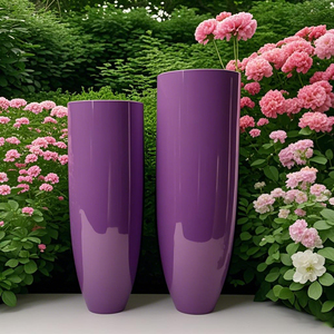 Grandes jardinières d'intérieur modernes, vase décoratif sur pied pour salon, hall d'hôtel, support de plantes de luxe - Product Image 3