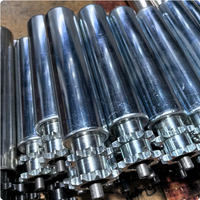 Nouvelle Ligne d'Assemblage Personnalisée à Rouleaux Motrices en Acier Inoxydable, Rouleau Non Motorisé à Pignon Galvanisé
