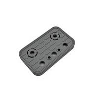 Plaque d'aspiration supérieure en caoutchouc et silicone 125x75x16.5mm 4-011-11-0196 pour bloc d'aspiration de centre d'usinage CNC