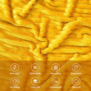 Mantas de Alta Calidad al por Mayor 2025, Cobijas, Mantas para Cama, Mantas de Franela, Tela de Felpa, Mantas de Felpa a Cuadros para Sofá - Product Image 4