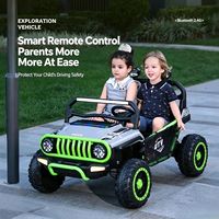 Mobil Listrik Anak-Anak All-Terrain Off-Road dengan Lampu LED Bertenaga Baterai 24V8ah Motor 550 untuk Usia 3-8 Tahun Unisex