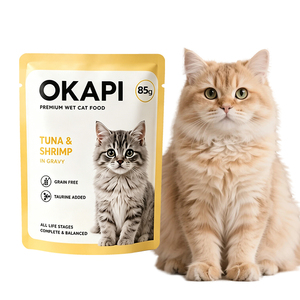 <span class=keywords><strong>Nourriture</strong></span> <span class=keywords><strong>humide</strong></span> <span class=keywords><strong>pour</strong></span> chats OKAPI OEM, plusieurs saveurs, sachet de friandises, étiquette privée, <span class=keywords><strong>nourriture</strong></span> <span class=keywords><strong>humide</strong></span> <span class=keywords><strong>pour</strong></span> chats à base de viande - Product Image 5