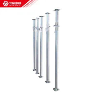 Factory Galvanized Adjustable Steel Prop Square Plate Shoring Steel Props Price For Construction Material