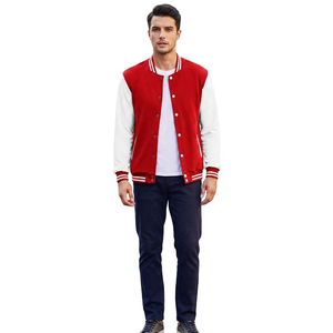 Best Selling 2026 OEM ODM Custom Brand Canvas Winter <b>Letter</b> Pattern Windproof Regular Length Varsity <b>Jacket</b> for <b>Men</b> - Product Image 1