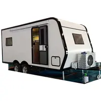 Mobile Office Trailer with Wheels, Prefab Container, MO01