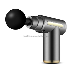 Pistolet de massage HUIFAN F-02 de petite taille, 6 niveaux de vitesse, télécommande sans fil, rechargeable par USB, pour soulager la douleur profonde du corps et la relaxation - Product Image 1